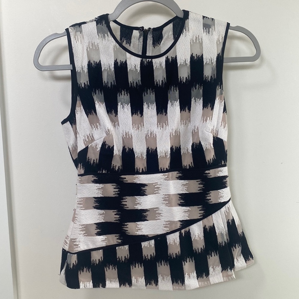 BCBG Max Azria Black and White Top